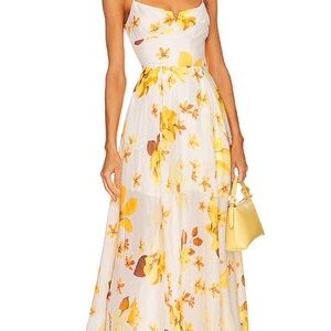Sunshine Floral Midi Dress